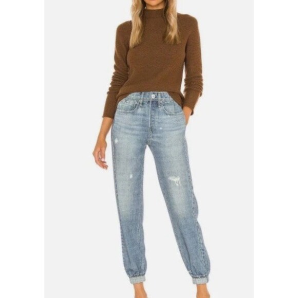 Rag & Bone Miramar Relaxed Jogger $198 Small Sweatpant Printed Jeans cotton - Picture 1 of 9